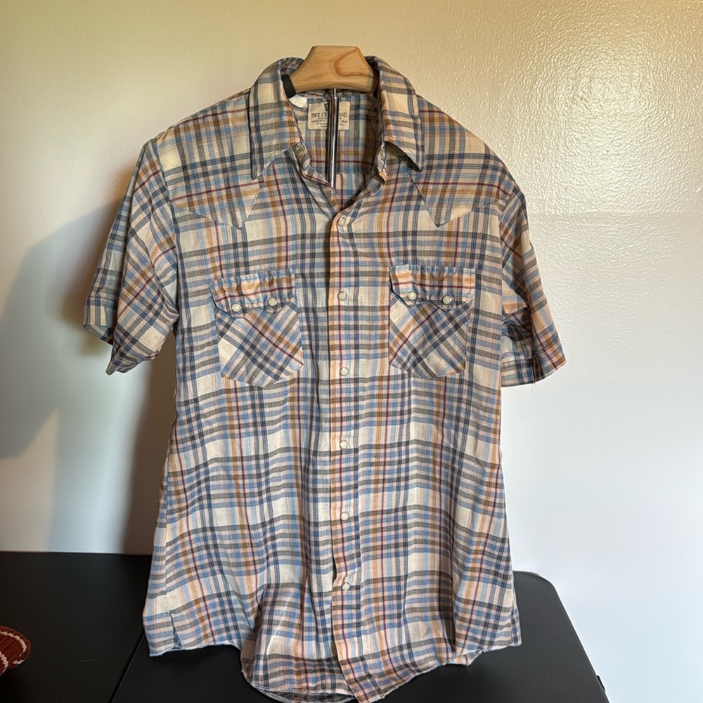 Vintage Pearl snap short sleeve